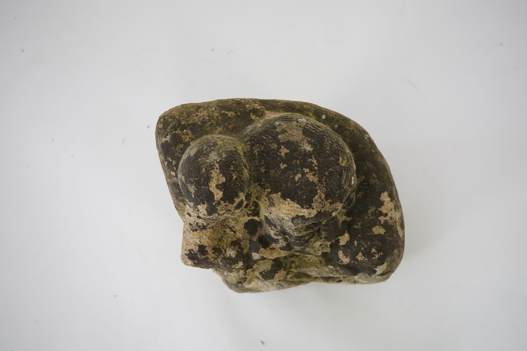 Manner of Ditching School: A limestone Madonna and child group